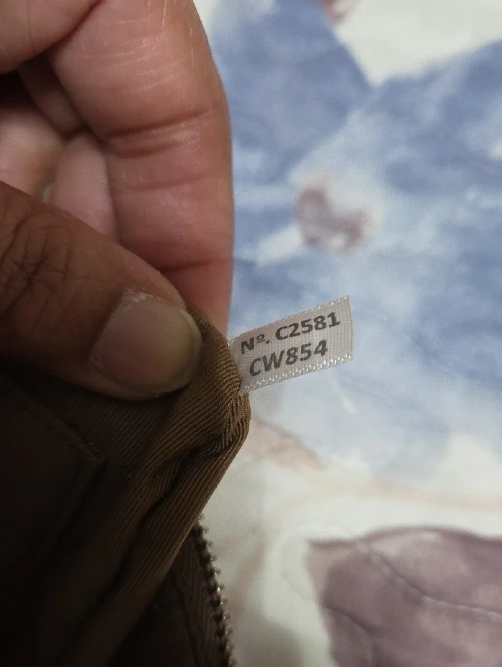 NWT Coach Beige/Tan Signature Wristlet Clutch